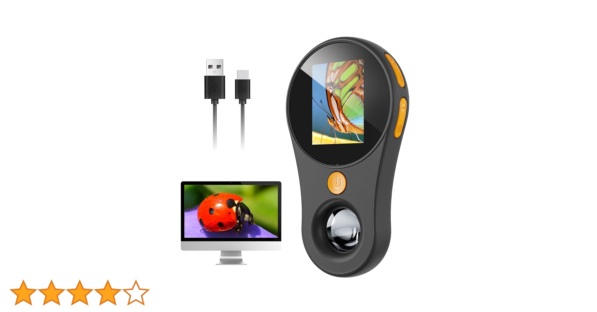 Amazon | マクロハンドヘルドデジタル顕微鏡固定焦点、SKYBASIC